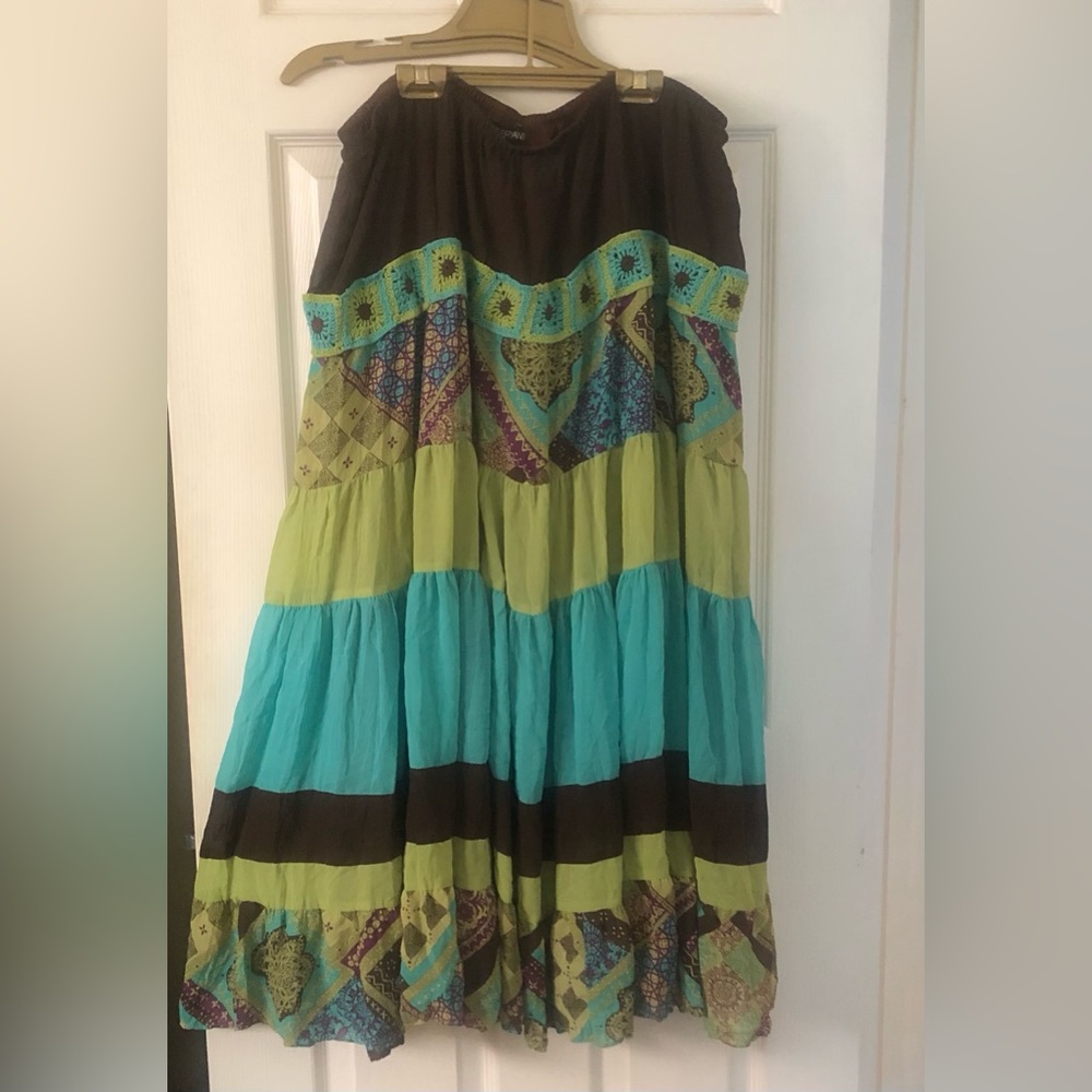 Long bohemian skirt